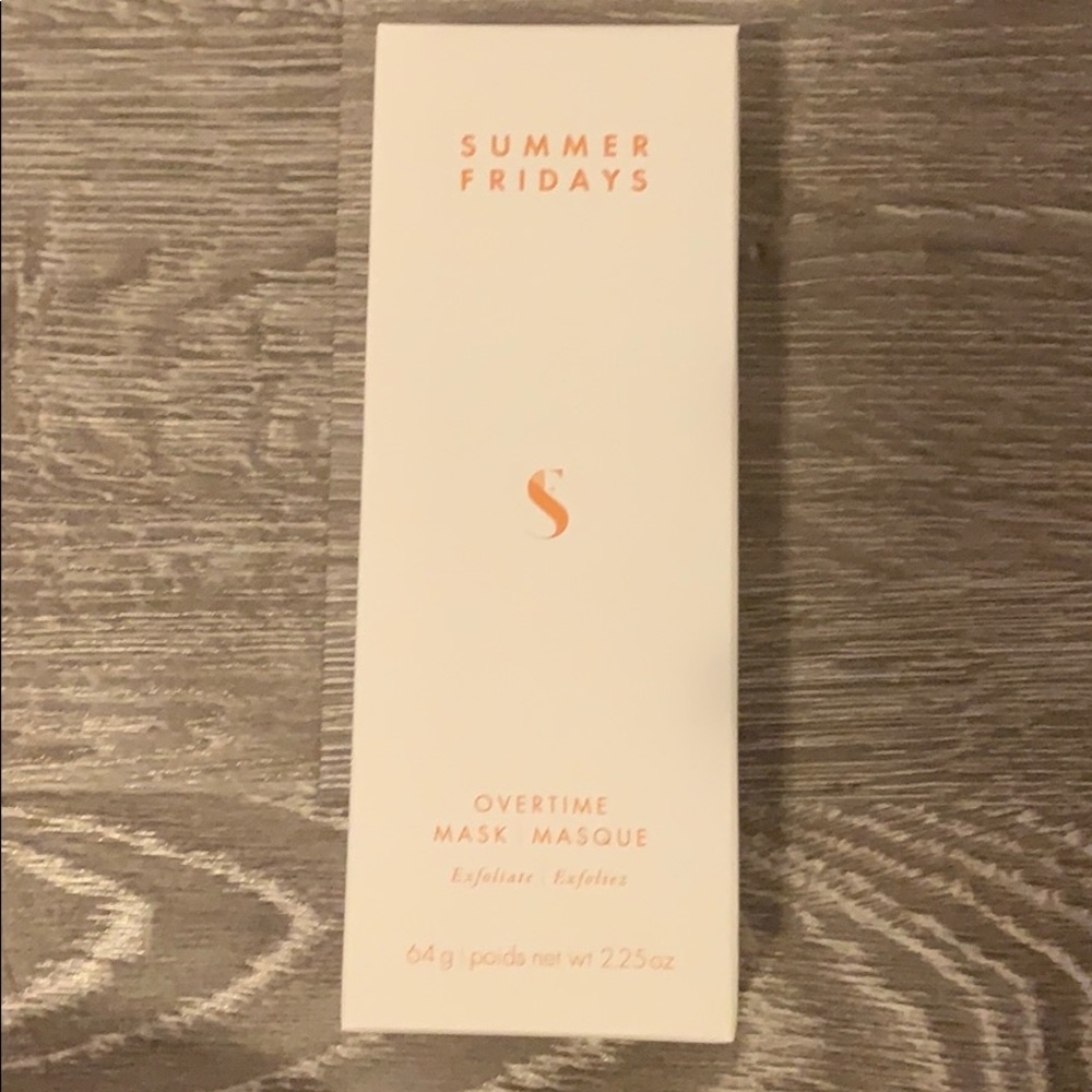 Summer Fridays Overtime mask